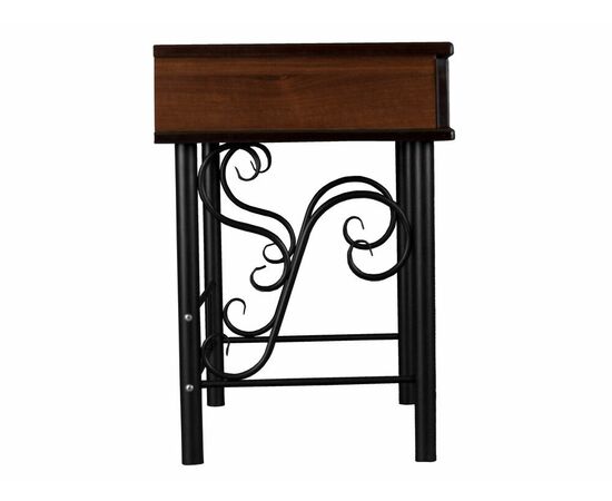 Тумба Сартон 11 черный/средне-коричневый, изображение 3 | Интернет магазин мебели и декора LifeDekor