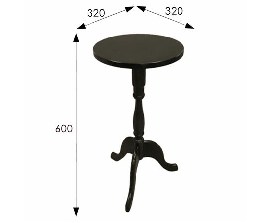 Подставка под цветы напольная П2 венге, изображение 2 | Интернет магазин мебели и декора LifeDekor