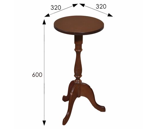 Подставка под цветы напольная П2 средне-коричневый, изображение 2 | Интернет магазин мебели и декора LifeDekor