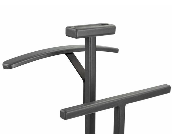 Вешалка костюмная ГАЛАНТ 340 черный/ серый графит, изображение 5 | Интернет магазин мебели и декора LifeDekor