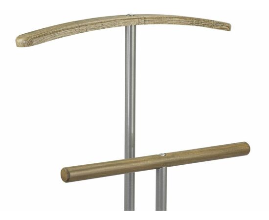 Вешалка костюмная Дэви 2 металлик/дуб крымский состаренный, изображение 4 | Интернет магазин мебели и декора LifeDekor