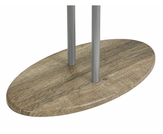 Вешалка костюмная Дэви 2 металлик/дуб крымский состаренный, изображение 5 | Интернет магазин мебели и декора LifeDekor