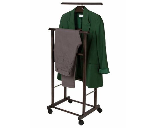 Вешалка костюмная на колесах В 22Н венге, изображение 2 | Интернет магазин мебели и декора LifeDekor