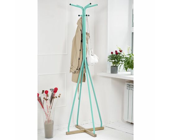 Вешалка напольная Галилео 218 бирюзовый/шимо, изображение 6 | Интернет магазин мебели и декора LifeDekor