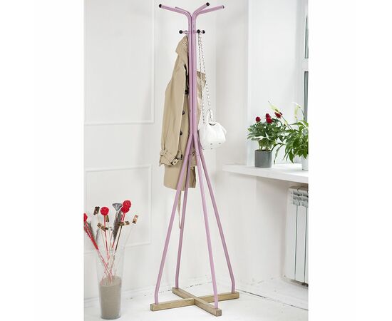 Вешалка напольная Галилео 218 розовый/шимо, изображение 6 | Интернет магазин мебели и декора LifeDekor