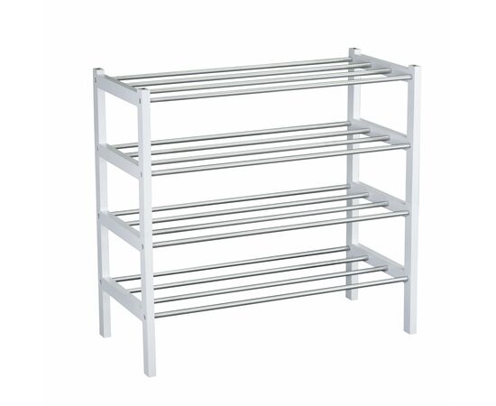 Комплект обувниц Атлас белый (2 шт) | Интернет магазин мебели и декора LifeDekor