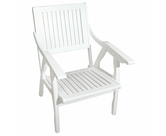 Кресло Массив решетка, каркас снег, изображение 2 | Интернет магазин мебели и декора LifeDekor