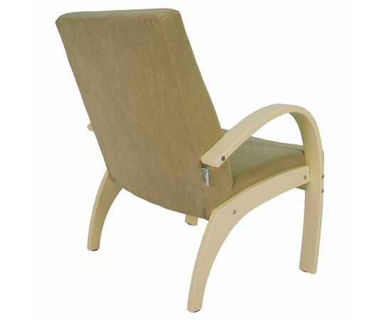 Кресло для отдыха Денди шпон, Ткань ультра санд, каркас дуб шампань шпон, изображение 2 | Интернет магазин мебели и декора LifeDekor