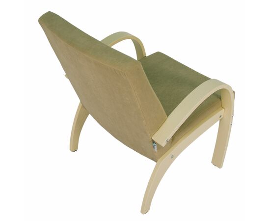 Кресло для отдыха Денди шпон, Ткань ультра санд, каркас дуб шампань шпон, изображение 3 | Интернет магазин мебели и декора LifeDekor