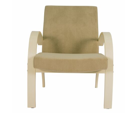 Кресло для отдыха Денди шпон, Ткань ультра санд, каркас дуб шампань шпон, изображение 6 | Интернет магазин мебели и декора LifeDekor