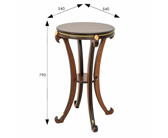 Подставка Глория орех Л, изображение 2 | Интернет магазин мебели и декора LifeDekor