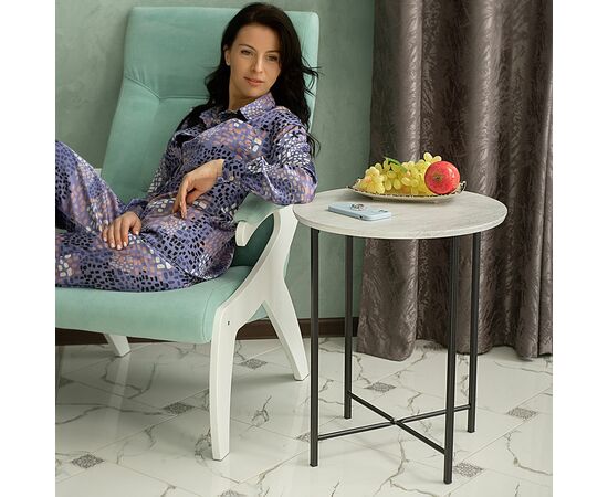 Стол журнальный BeautyStyle 16 дуб дымчатый/черный, изображение 15 | Интернет магазин мебели и декора LifeDekor