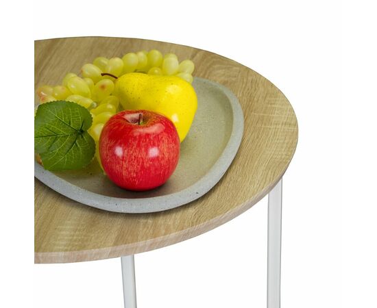 Стол журнальный BeautyStyle 16 дуб сонома/белый, изображение 7 | Интернет магазин мебели и декора LifeDekor