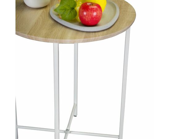 Стол журнальный BeautyStyle 16 дуб сонома/белый, изображение 8 | Интернет магазин мебели и декора LifeDekor