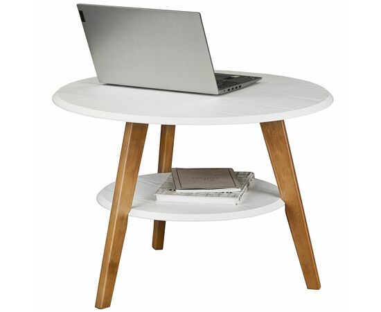 Стол журнальный BeautyStyle 17 белый/бук, изображение 7 | Интернет магазин мебели и декора LifeDekor