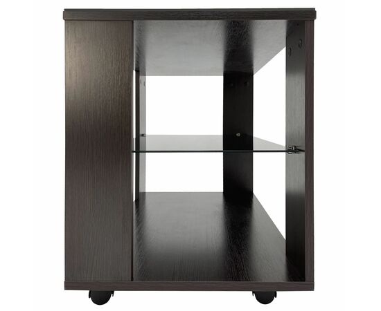 Стол журнальный BeautyStyle 5 венге/стекло черное, изображение 2 | Интернет магазин мебели и декора LifeDekor