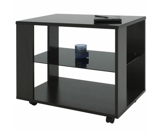 Стол журнальный BeautyStyle 5 венге/стекло черное, изображение 4 | Интернет магазин мебели и декора LifeDekor