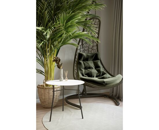 Стол журнальный Ники белый/чёрный, изображение 4 | Интернет магазин мебели и декора LifeDekor