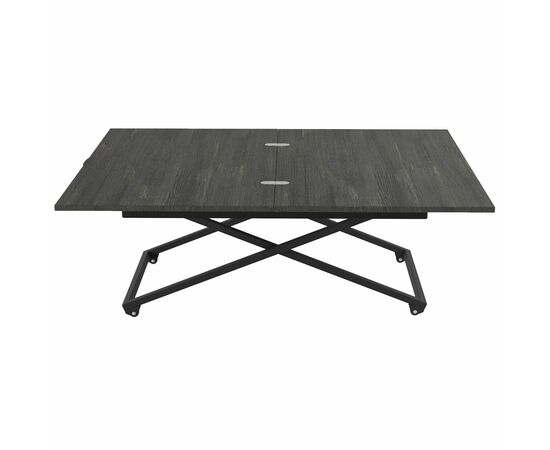 Стол универсальный трансформируемый АНДРЭ Loft ЛДСП интра/чёрный, изображение 2 | Интернет магазин мебели и декора LifeDekor