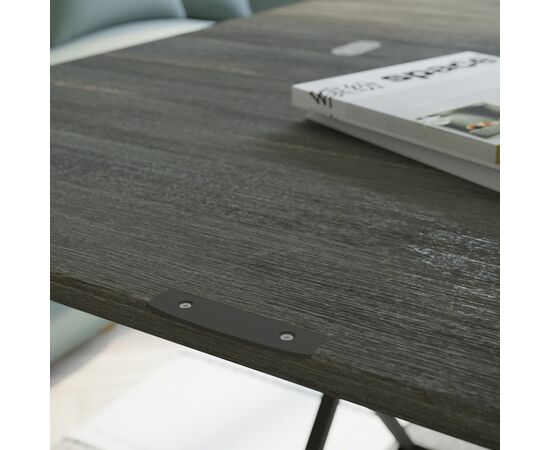 Стол универсальный трансформируемый АНДРЭ Loft ЛДСП интра/чёрный, изображение 9 | Интернет магазин мебели и декора LifeDekor