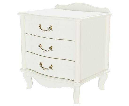 Тумбочка Джульетта 3 ящ. молочный дуб Л | Интернет магазин мебели и декора LifeDekor