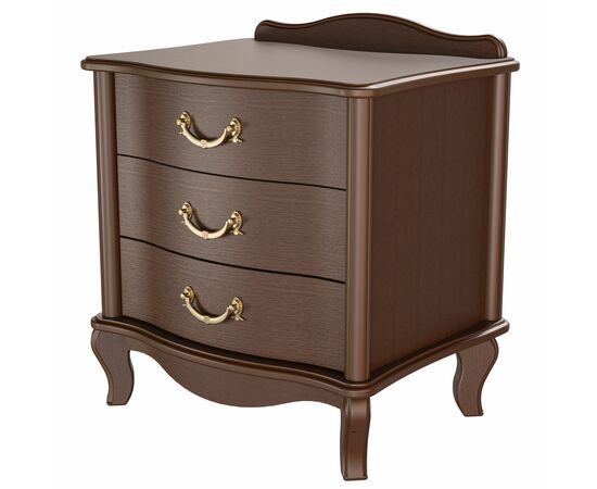 Тумбочка Джульетта 3 ящ. орех Л, изображение 2 | Интернет магазин мебели и декора LifeDekor