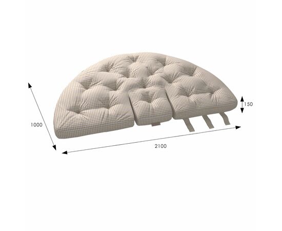 Футон G, ткань club, изображение 3 | Интернет магазин мебели и декора LifeDekor