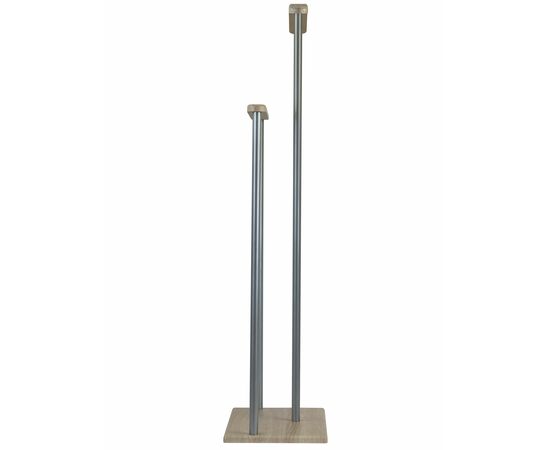 Вешалка костюмная Дэви 1 металлик/дуб сонома, изображение 5 | Интернет магазин мебели и декора LifeDekor