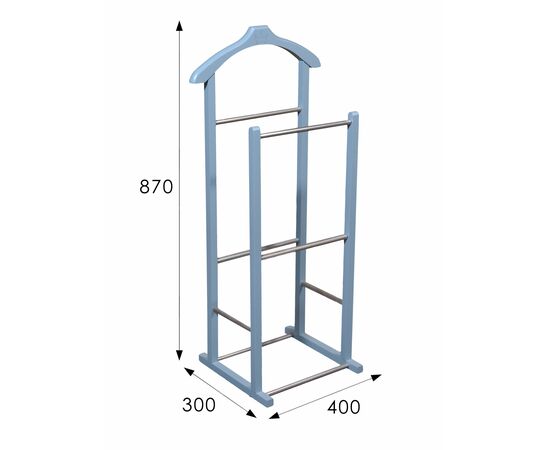 Вешалка костюмная детская В 28Н голубой, изображение 2 | Интернет магазин мебели и декора LifeDekor