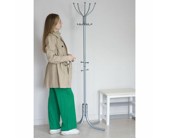 Вешалка напольная М 10 металлик, изображение 9 | Интернет магазин мебели и декора LifeDekor