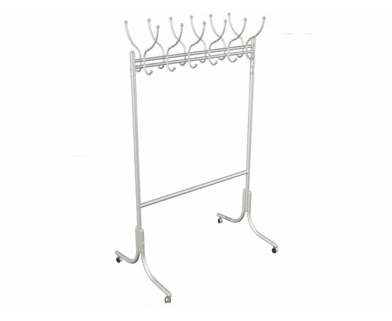Вешалка напольная на колесах М 11 металлик, изображение 3 | Интернет магазин мебели и декора LifeDekor