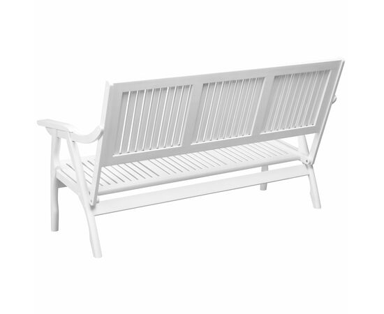 Диван-скамья Массив решетка, каркас снег, изображение 2 | Интернет магазин мебели и декора LifeDekor