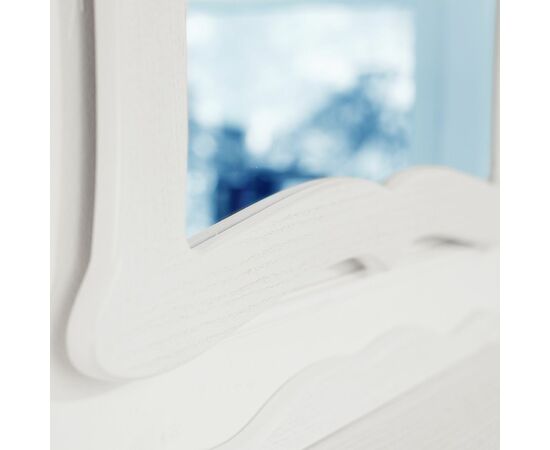 Зеркало навесное Берже 23 белый ясень 97 см х 67 см, изображение 5 | Интернет магазин мебели и декора LifeDekor