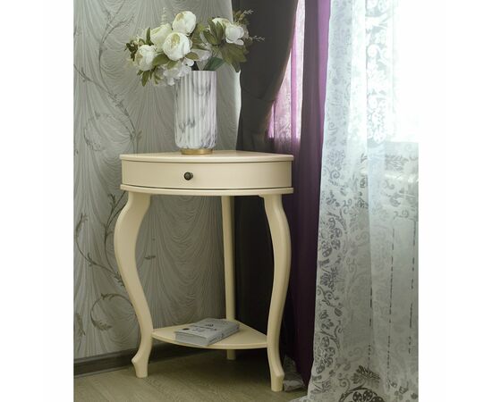 Консоль угловая Элегант дуб шампань Л, изображение 8 | Интернет магазин мебели и декора LifeDekor