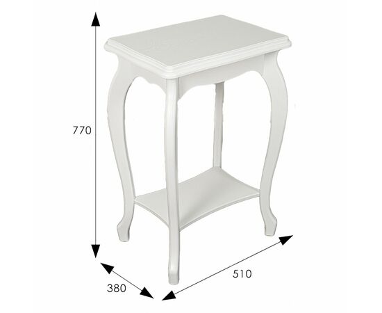 Подставка Джульетта молочный дуб Л, изображение 2 | Интернет магазин мебели и декора LifeDekor