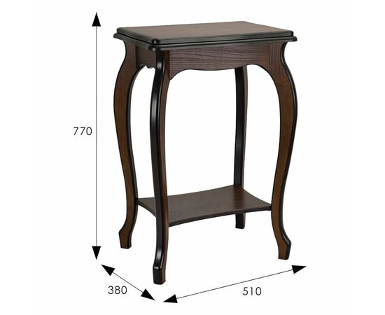 Подставка Джульетта орех Л, изображение 9 | Интернет магазин мебели и декора LifeDekor