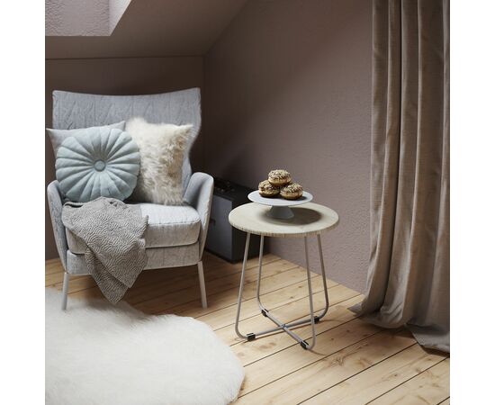 Стол журнальный BeautyStyle 14 дуб сонома/металлик, изображение 5 | Интернет магазин мебели и декора LifeDekor