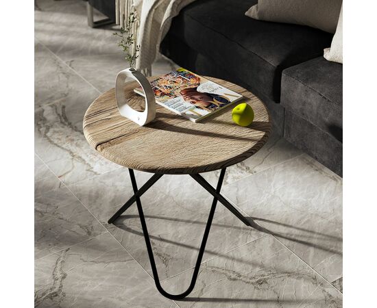 Стол журнальный BeautyStyle 20 дуб крымский состаренный/черный, изображение 6 | Интернет магазин мебели и декора LifeDekor