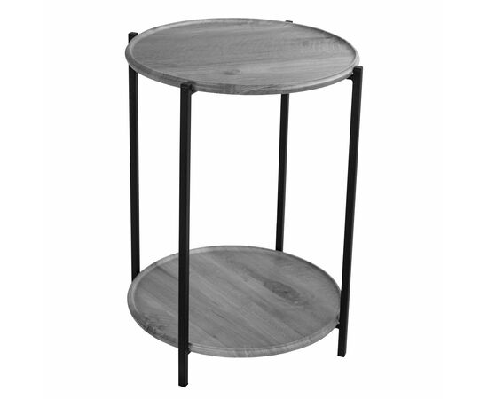 Стол журнальный BeautyStyle 21 орех гикори grey/черный, изображение 2 | Интернет магазин мебели и декора LifeDekor