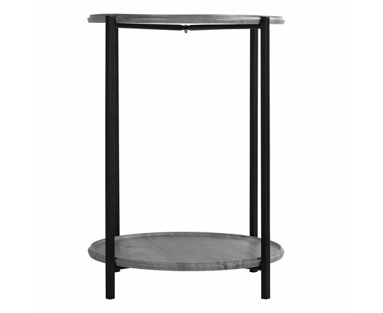 Стол журнальный BeautyStyle 21 орех гикори grey/черный, изображение 3 | Интернет магазин мебели и декора LifeDekor