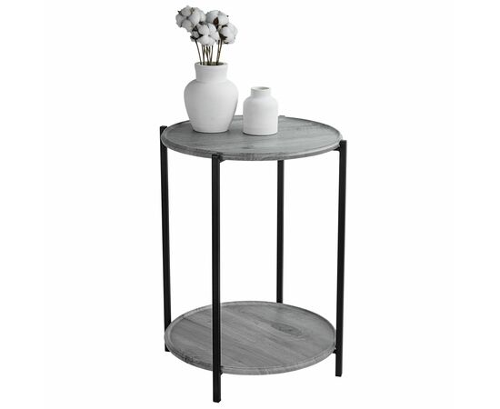 Стол журнальный BeautyStyle 21 орех гикори grey/черный, изображение 8 | Интернет магазин мебели и декора LifeDekor