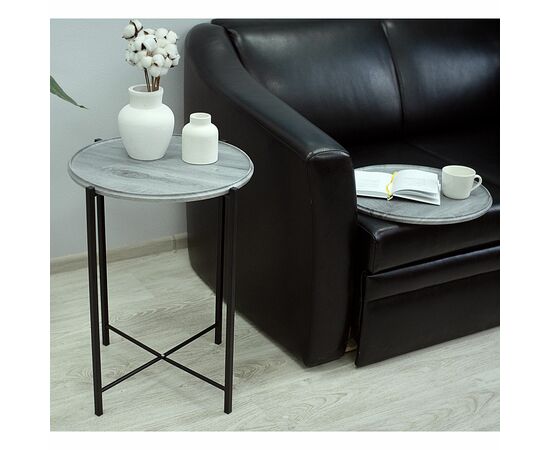 Стол журнальный BeautyStyle 21 орех гикори grey/черный, изображение 12 | Интернет магазин мебели и декора LifeDekor