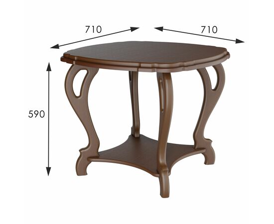 Стол журнальный Кофейный П орех Л, изображение 2 | Интернет магазин мебели и декора LifeDekor