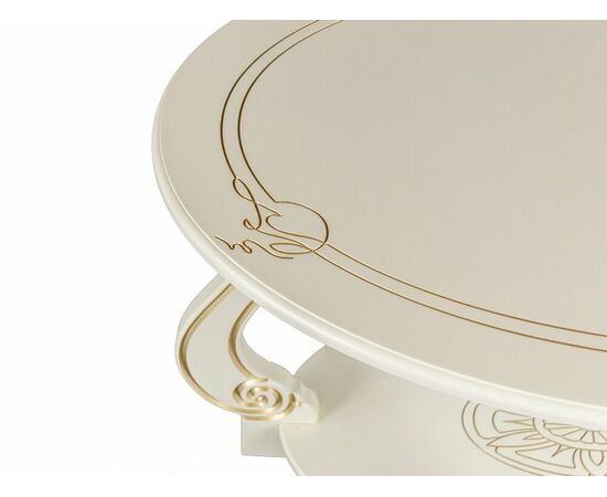Стол журнальный Овация (М) слоновая кость/золото, изображение 6 | Интернет магазин мебели и декора LifeDekor