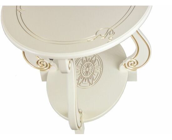 Стол журнальный Овация (М) слоновая кость/золото, изображение 7 | Интернет магазин мебели и декора LifeDekor