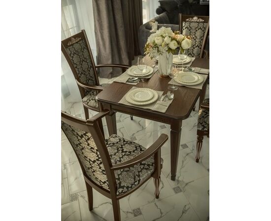 Стол обеденный Васко В 89Н орех 120*80, изображение 5 | Интернет магазин мебели и декора LifeDekor