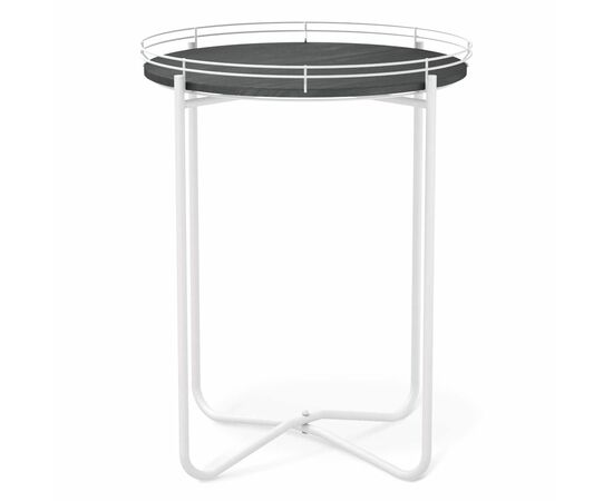 Столик журнальный SHT-CT20 каменный уголь/белый муар | Интернет магазин мебели и декора LifeDekor