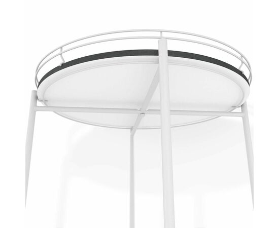 Столик журнальный SHT-CT20 каменный уголь/белый муар, изображение 3 | Интернет магазин мебели и декора LifeDekor