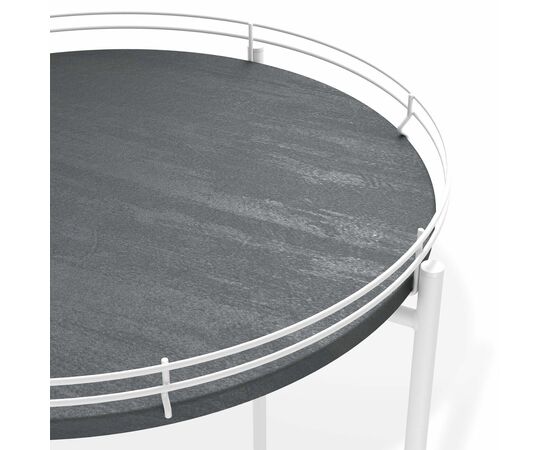 Столик журнальный SHT-CT20 каменный уголь/белый муар, изображение 4 | Интернет магазин мебели и декора LifeDekor