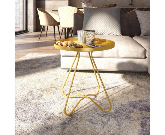 Столик журнальный SHT-CT3 золото, изображение 4 | Интернет магазин мебели и декора LifeDekor